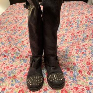 Leather Studded Boot from Steve Madden